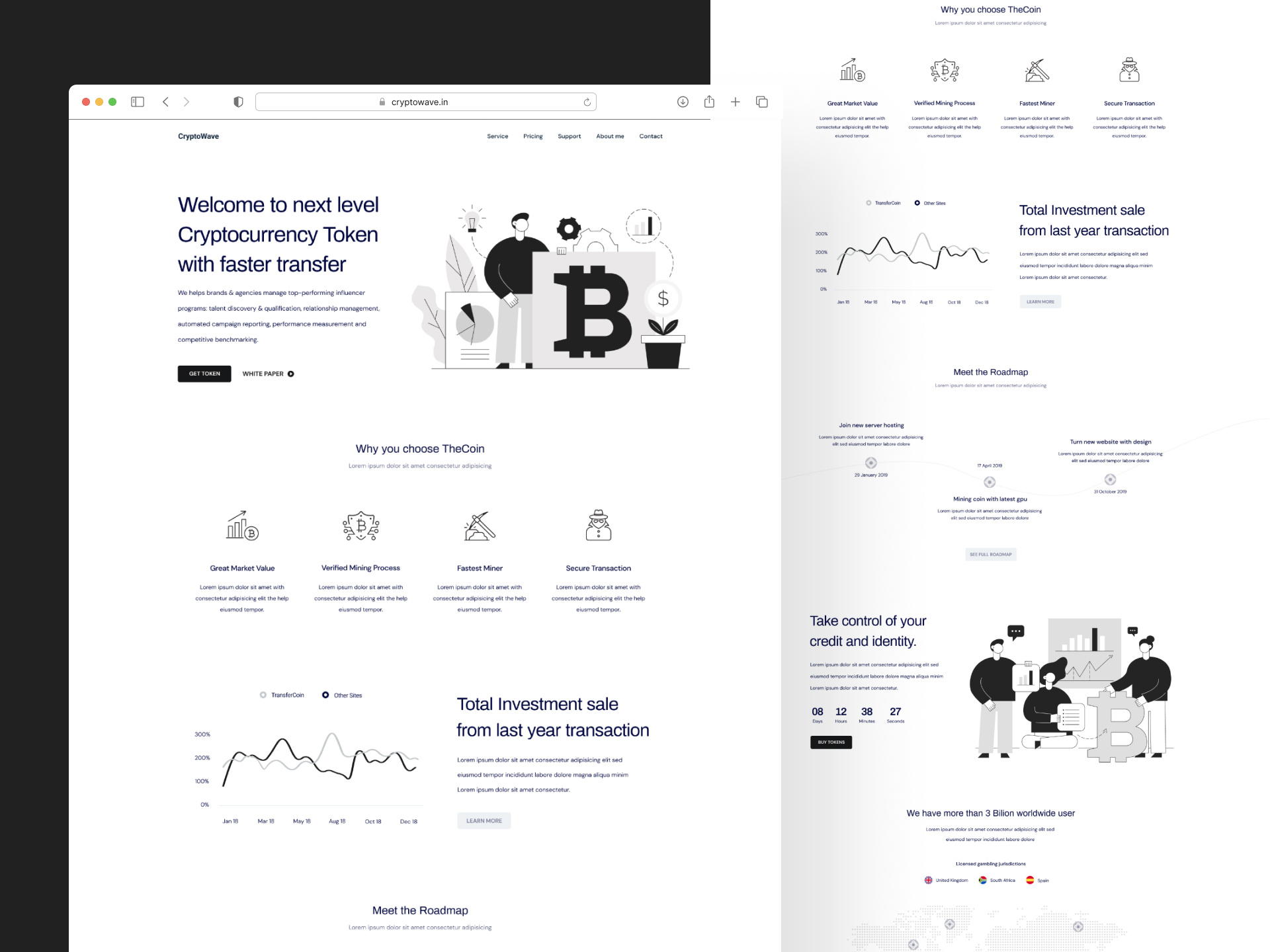 Crypto App Landing Page — Modern UI/UX for Seamless Trading 💹💰 app design blockchain crypto app crypto exchange crypto landing page crypto wallet dark mode ui finance app fintech landing page modern ui responsive design trading app ui ui design ux design web3 design website design