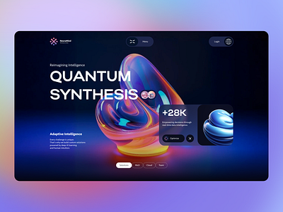 Landing page_Intelligence design intelligence landing langing langing page ui ui design ux web website