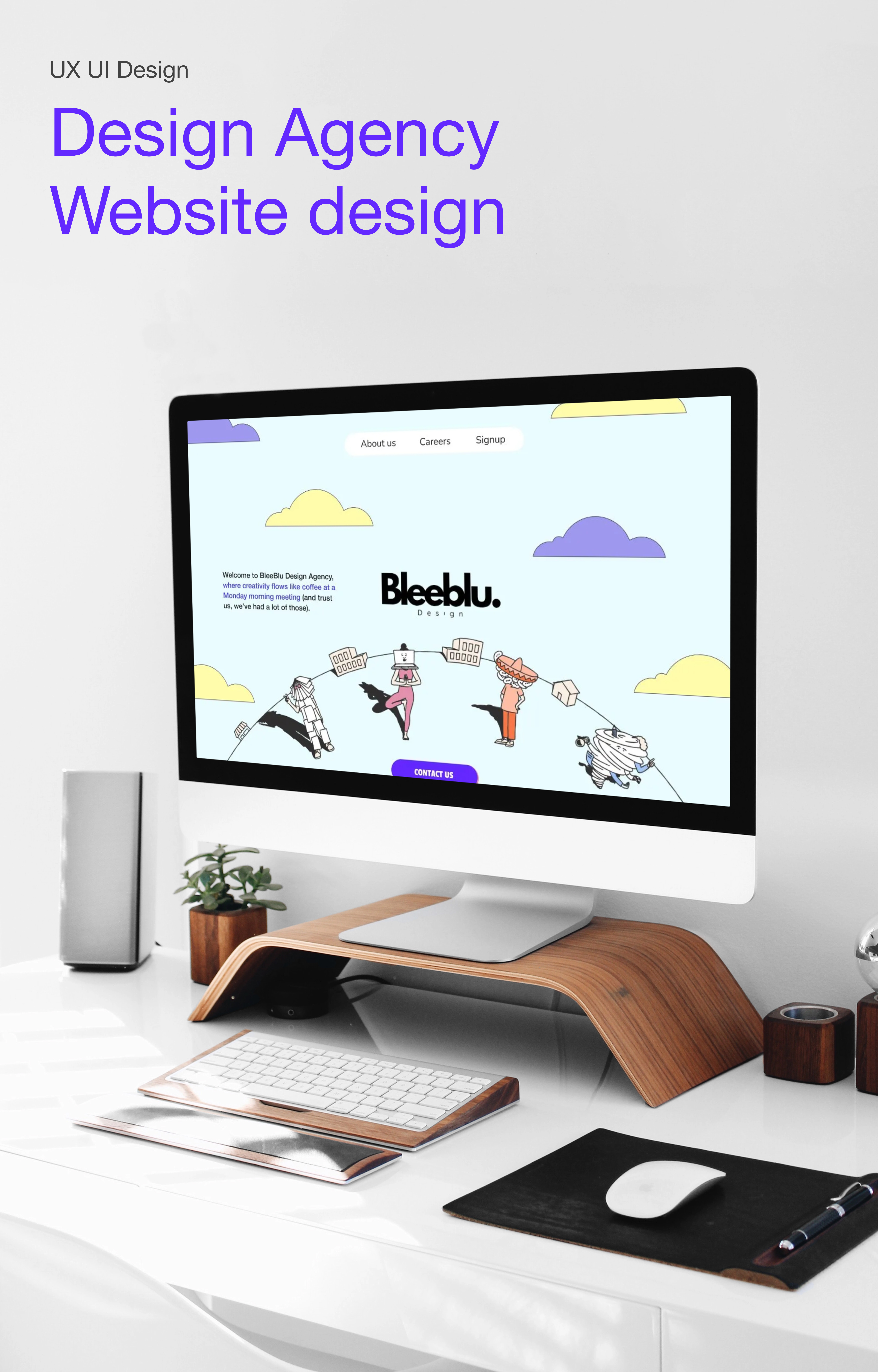 Creative Agency Website & UI/UX - Fun Exploration awesome creative dribbble fun fun with design landing page design modern ui ui ux design web design website design