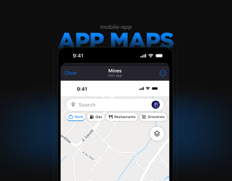 maps app branding graphic design ui