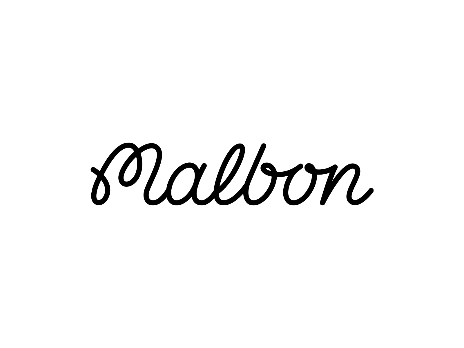 Redesigning Malbon, an Insight into my Process 4. calligraphy casestudy customtype design font golf hand drawn hand lettering lettering logo logos logotype monoline paulvonexcite process rebranding sketch type typography wordmark