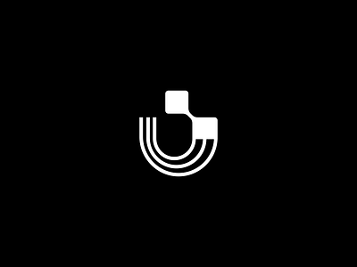 Tech U brand branding design development elegant graphic design it letter logo logotype mark minimalism minimalistic modern pixel sign smart tech u web