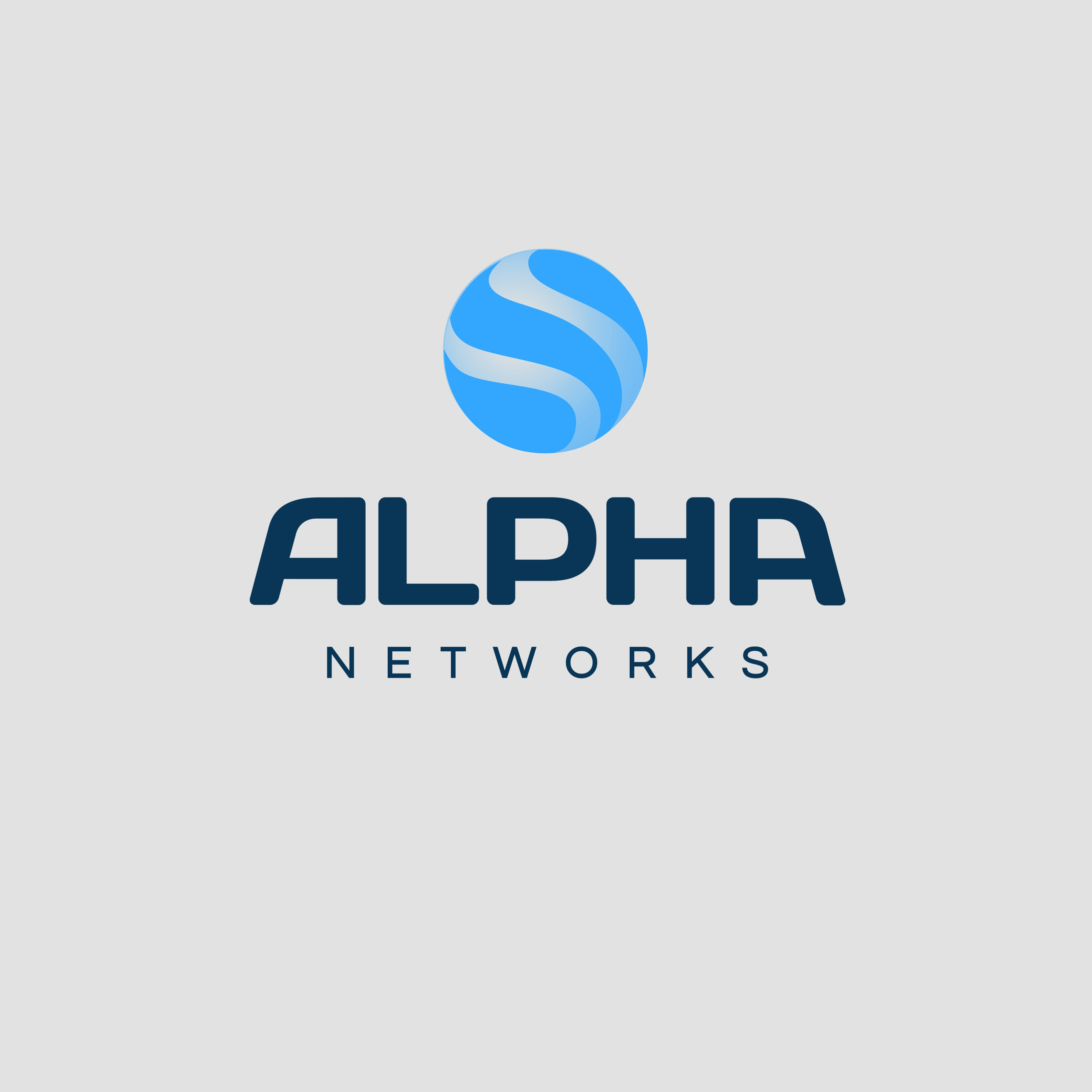 Alpha Networks 3d branding design eco conscious graphic design logo minimalism ui