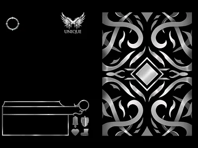 Fantasy Cards Template 2dartist boardgame branding cardgame design gameassets graphic design illustration logo packaging ui