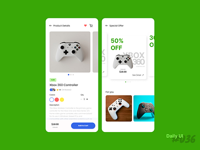 DailyUI #036 - Special Offer branding design graphic design illustration logo minimal mobile app mobile design ui vector