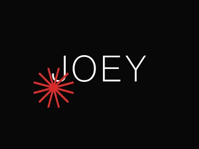 Joey doesn't share food! after effects animated typography animation intro intro animation kinetic type kinetic typography motion design title title animation titles typography