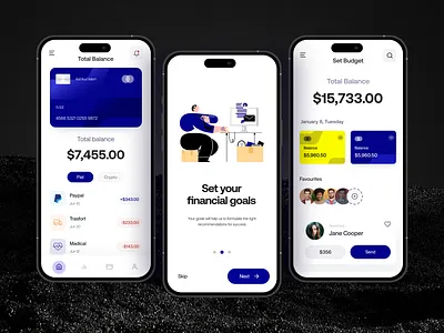 Sleto Fintech UI/UX Design app design branding clean ui concept design fintech illustration logo ui uiux web design