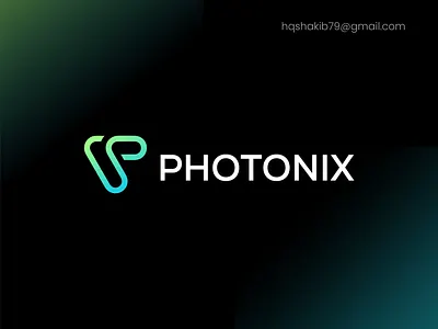 P - photomix logo (p logo design) 2025 logo brand identity branding creative design letter logo letter p logo logo design logo designer logo for sale logodesign p logodesign p tech logo photonix plogodesign startup logo design tech p visual identity