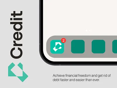 Credit logo design brand branding icon identity logo logo design logo mark logodesign logos logotype modern logo symbol vector