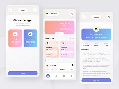 Mobile color design element graphic design ui