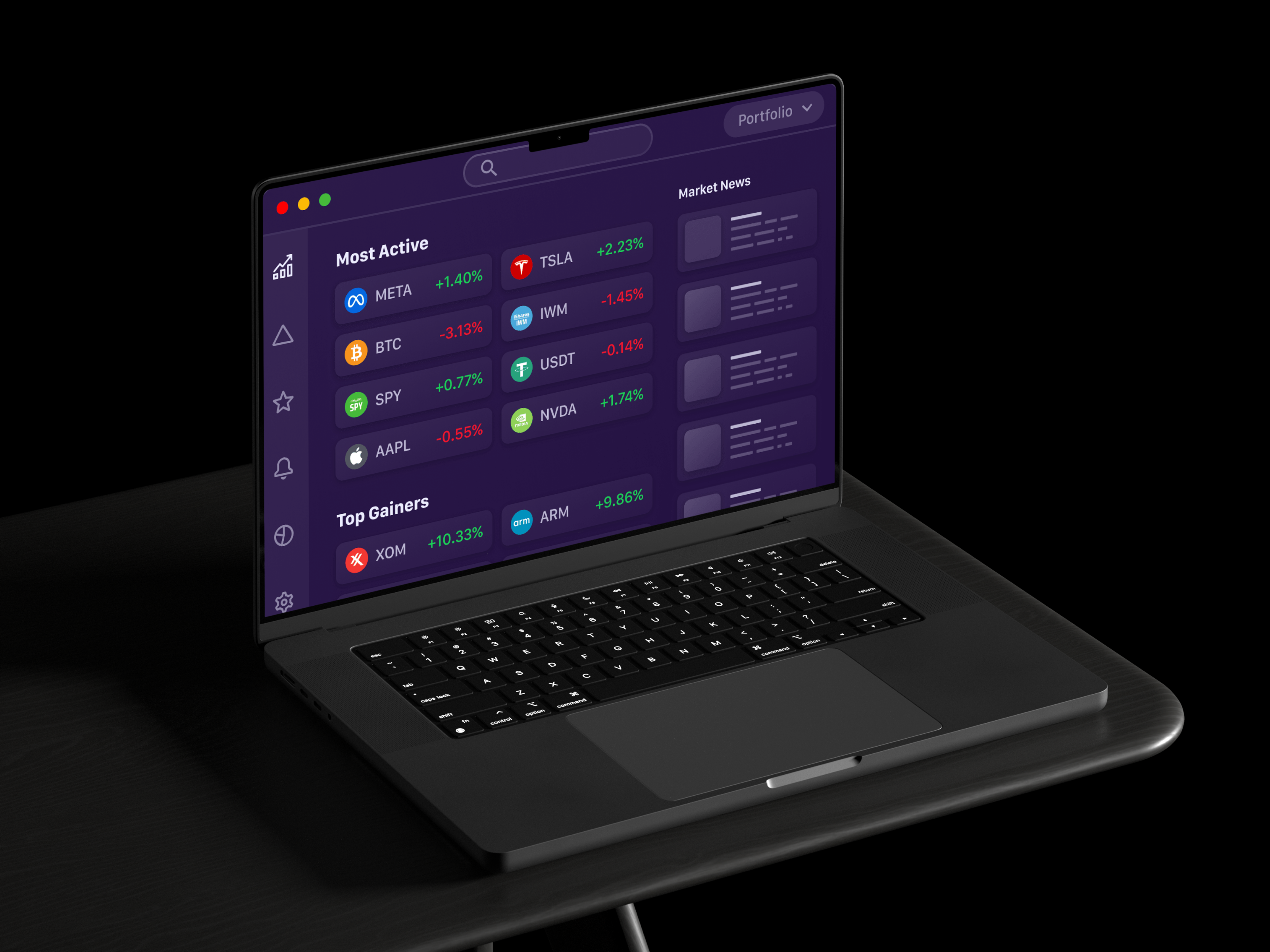 Crypto Portfolio Dashboard crypto crypto art crypto wallet cryptocurrency dashboard defi interface platform design product design staking ui design web platform webdesign website design