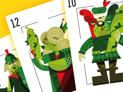 Dogs character design design dogs flat game illustrations graphic graphic design illustration playing cards vector