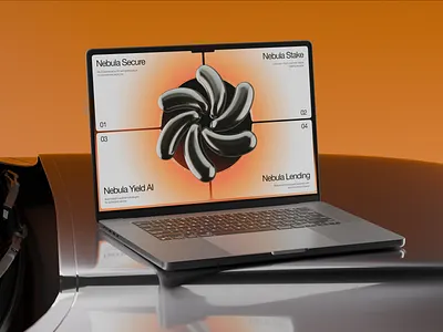 Nebula - Website design for the DeFi startup company 3d blockchain corporate website defi design landing landing design landing page product website startup ui ui design ux web web design web3 website design