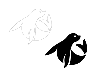 Seal - Logo Design ai animal brand branding chatgpt code icon identity illustration logo logo designer logos openai pixel sea lion seal symbol web 3 webflow website