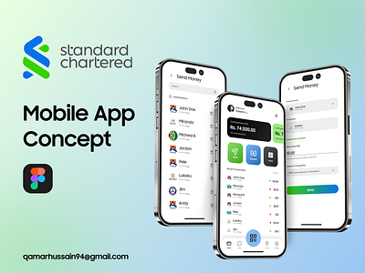 Standard Chartered | Mobile Banking bank branding design finance finance app fintech latest mobile app online banking ui ux