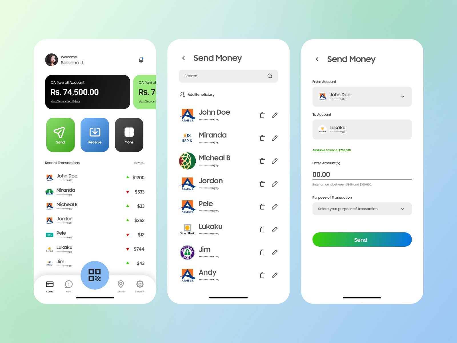 Example of End To End Mobile App Design