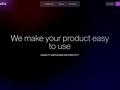 Website Landing Page product design ui ux design web design