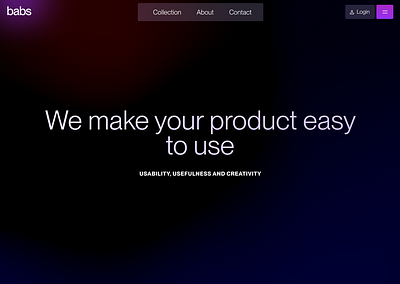 Website Landing Page product design ui ux design web design