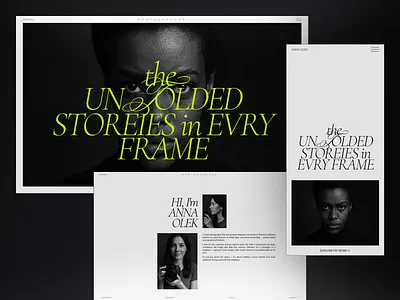 Fashion photographer portfolio fashion framer free photographer template web website