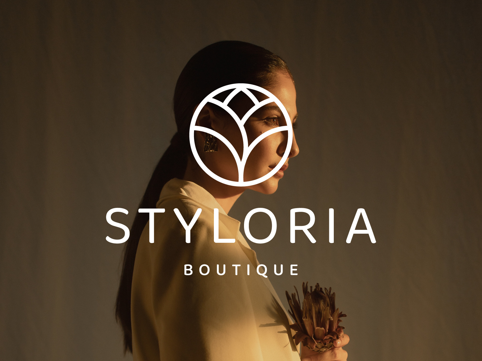 Styloria Boutique 3d ai boutique branding fashion graphic design logo salon ui ux web