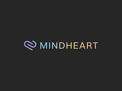 MindHeart | Logo design brain branding branding and identity business card connect design digital gradient health heart identity identity branding illustration logo logo design logo design branding logotype saas startup sunset