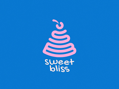 Sweet Bliss logo art brand brand identy branding business concept design digital graphic design illustration logo logo design logotype mark minimal poster print symbol typography vector