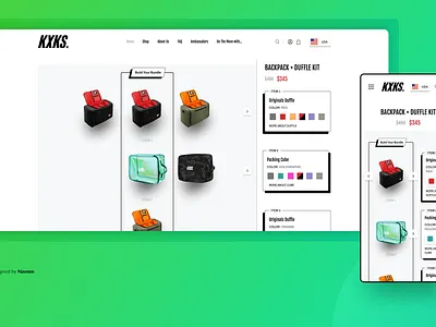 UI Design & Interactive Prototype for E-commerce Bundle Builder design figma product design typography ui uidesign user interface ux vector web