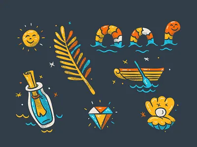 Illustration branding illustration nickelodeon pirate santiago of the seas