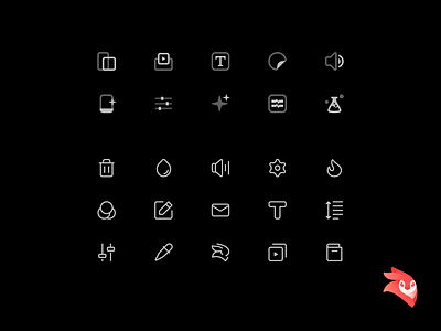Videoleap Icons branding icon design icons ui