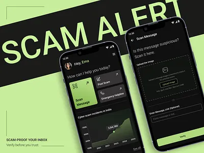 Scam Alert App 2025 appdesign appdevelopment jhavtech mobileapp phising productdesign scam security spam studios trends ui uiux ux