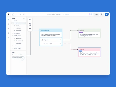 Voiceflow website ae after effects animation collaboration design flow illustration information logo motion prototype redesign revenue site team team design ui ux voice web