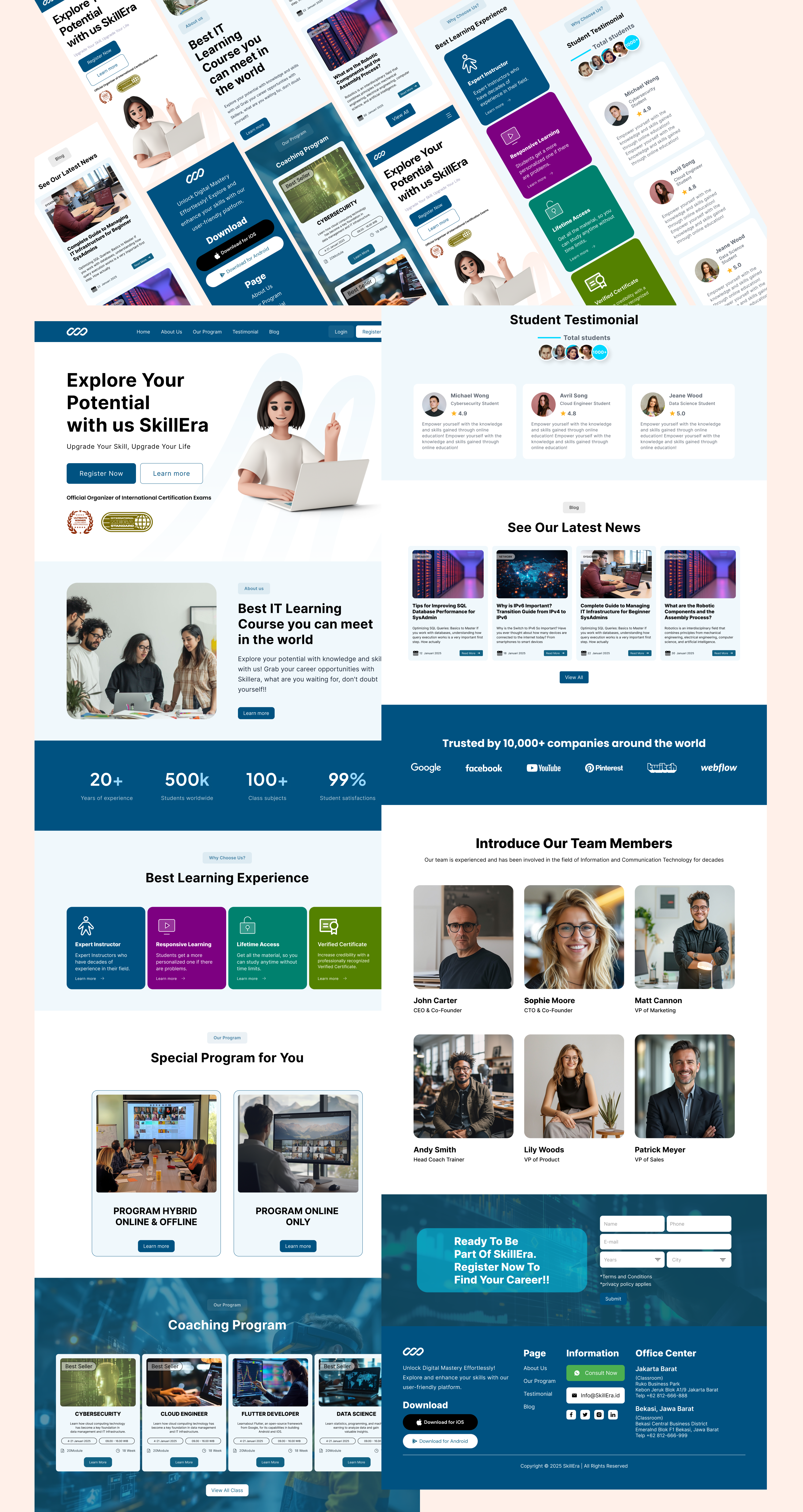 Example of Landing Page Design With Figma