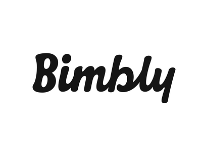 Bimbly — Custom wordmark branding custom hand lettering identity lettering logo logotype script type typography visual identity wordmark