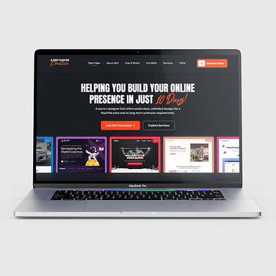 Azee Creatives - A Portfolio [azeecreative.com] figma ui ux design web development wordpress