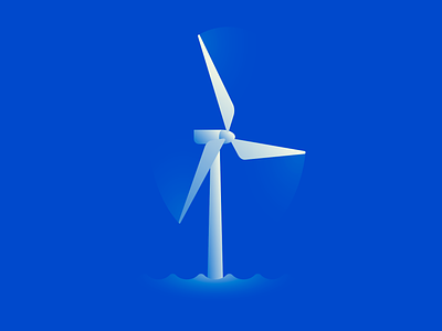 Climate icons — Wind turbine climate change graphic design icon icons modern nature symbol turbine