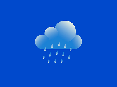 Climate icons — Rain climate change graphic design icons symbols