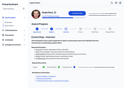Multilingual Assist Platform for Migration and Asylums