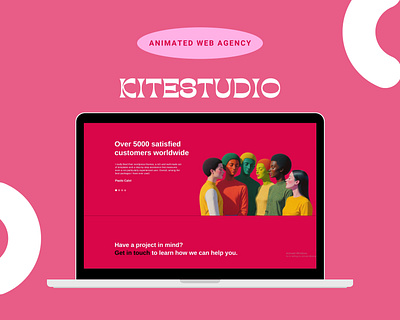 Motion Design for Kite Studio – UI/UX Web Design Agency aftereffects animation branding graphic design motion graphics promotion ui animation web promo website design