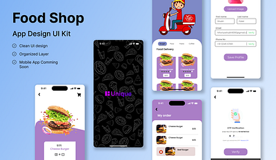 🥤E-commerce (FOOD SHOP) Application🍔 animation foodapp foodonfleek inappmenu nomorewaiting onetaporder ui user friendly
