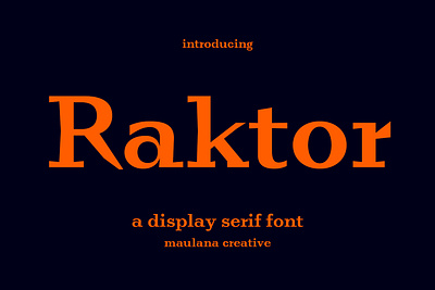 Raktor Serif Display Font branding font fonts graphic design logo nostalgic