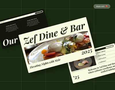 Luxury Presentation Template for Restaurant powerpoint