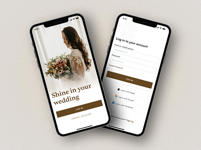 Wedding Services Booking App Concept