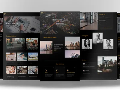 Melbourne Living Website development figma front end home page homepage landing landing page minimal site trend ui ux web web design website wordpress