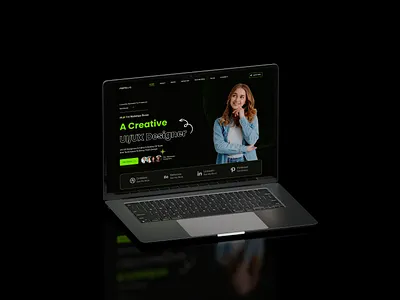 Personal Profolio Website Design designerportfolio designinspiration graphic design herosection landingpage personalbranding portfoliowebsite uidesign uiux uxdesign webdesign websitedesign webui