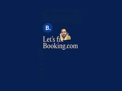 Lets fix booking.com design mobile app product travel ux