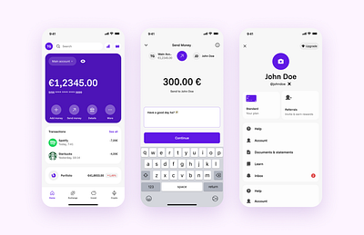 Mobile Banking app design bank mobile ui ux
