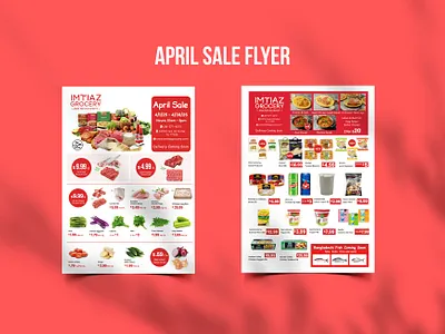 April Sale Promotion Flyer advertising april business flyer catalog creative flyer design ecommerce flyer flyer design graphic design marketing product promotion sale shop social media post