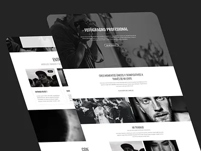 Elementor PRO Free Template - FotoPRO design elementor free minimal template wordpress wordpress design