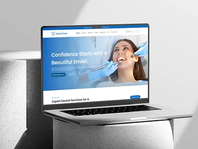 Dental Care landing page cleandesign clinic dentalpage dentistwebsite figmadesign healthcare landingpagedesign medicaldesign medicalwebsite uiuxdesign userexperience webdesign