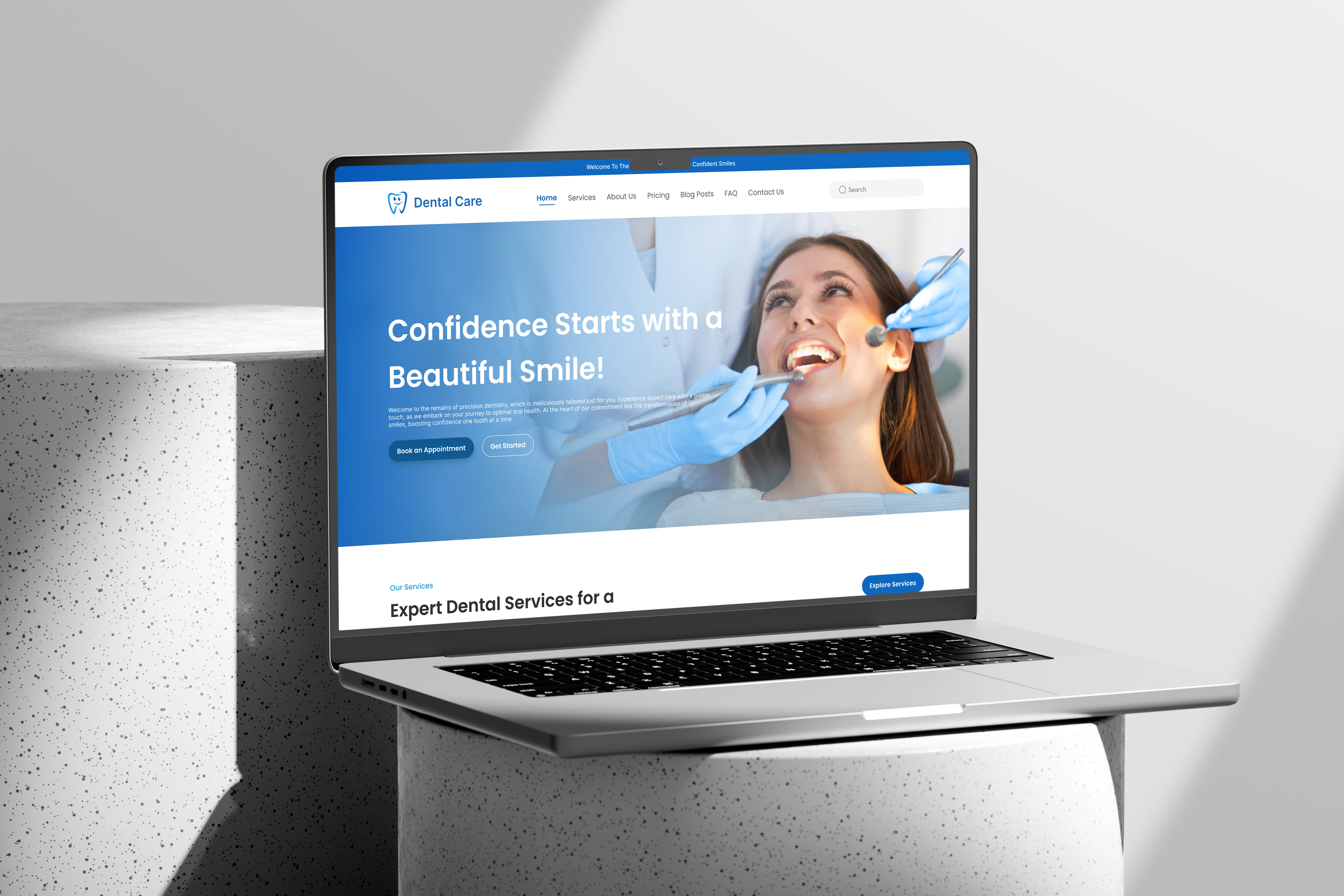 Example of Figma Landing Page & Website Design
